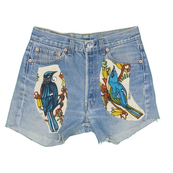 1990s Vintage Levis 501 Shorts Sz. 27.5 - Picture 2 of 2